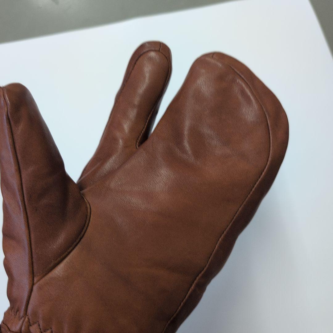 HESTRA ブラウン　ミトン グローブ サイズ7