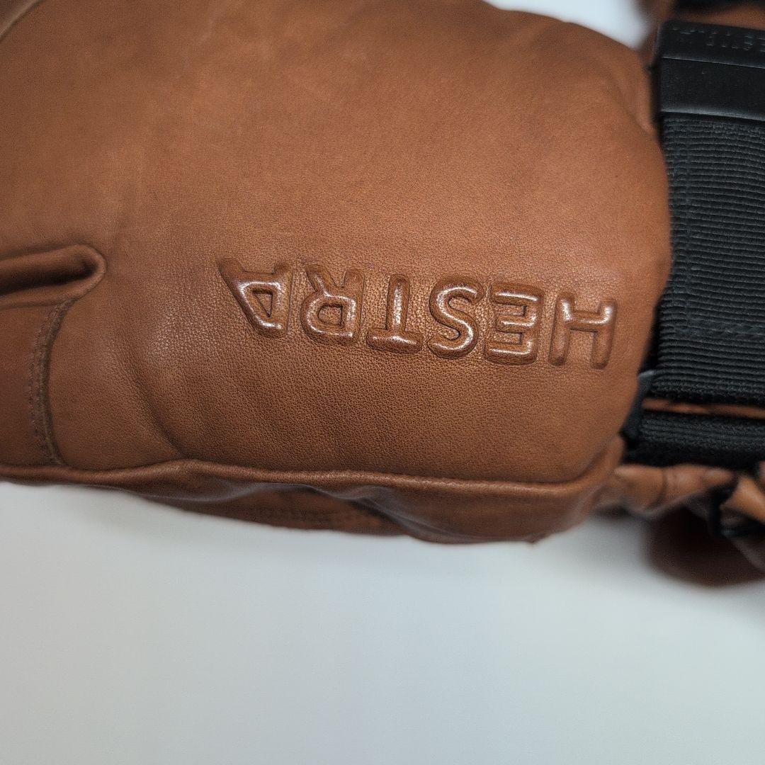 HESTRA ブラウン　ミトン グローブ サイズ7