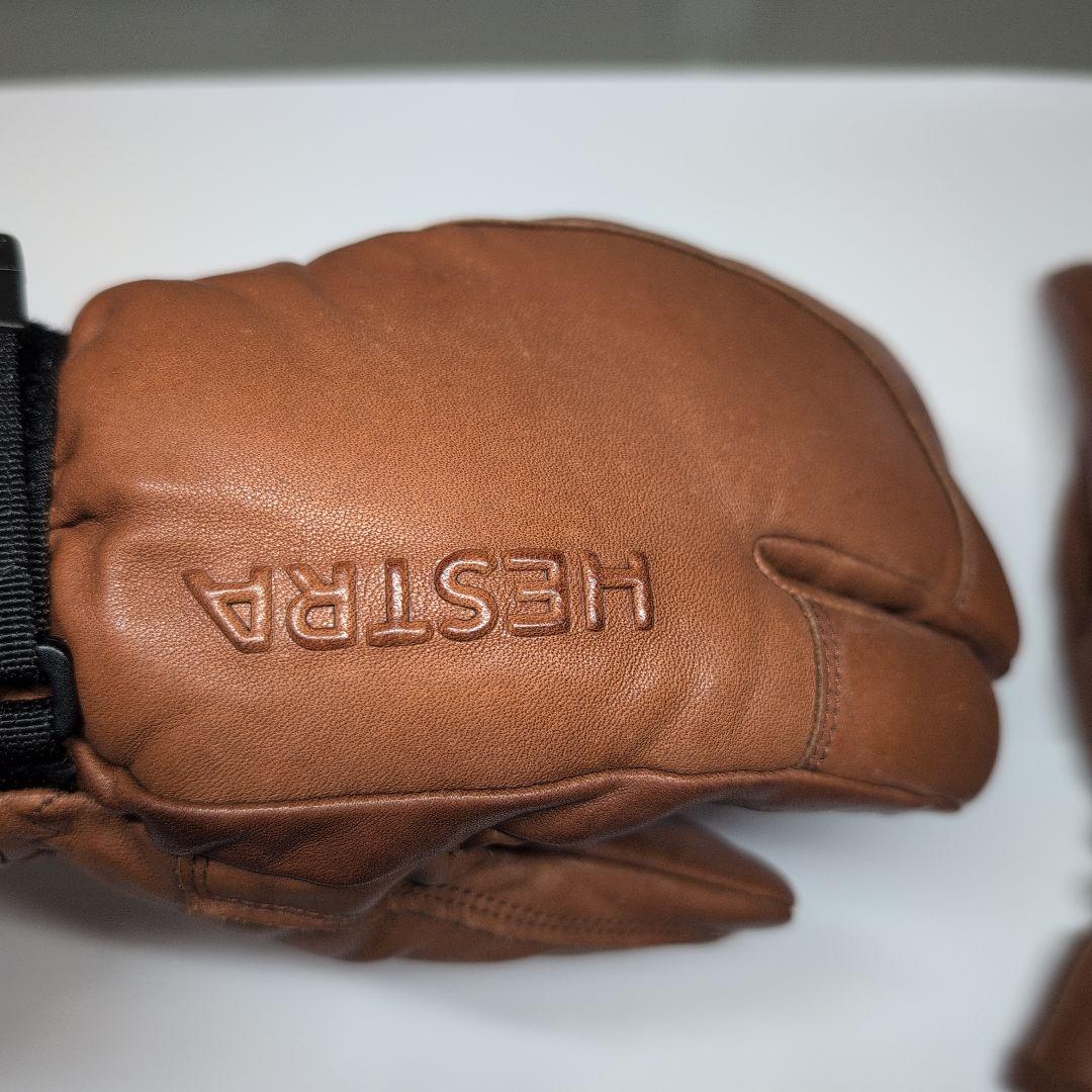 HESTRA ブラウン　ミトン グローブ サイズ7