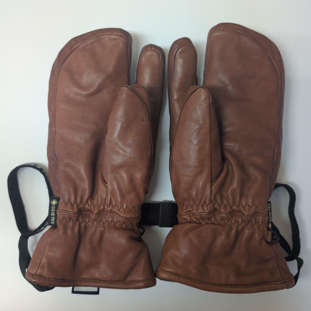 HESTRA ブラウン　ミトン グローブ サイズ7