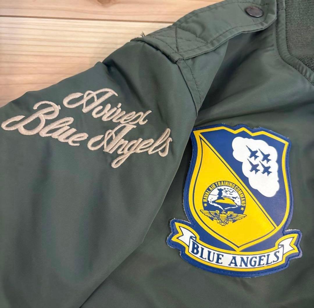 AVIREX ブルーエンジェルス MA-1 フライトジャケット