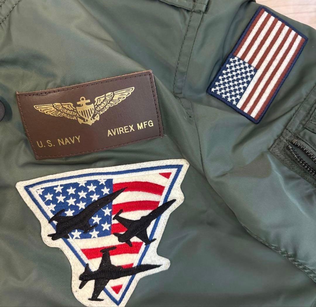 AVIREX ブルーエンジェルス MA-1 フライトジャケット