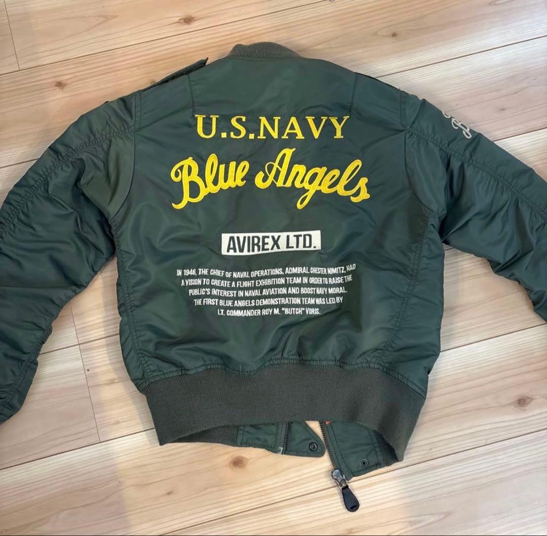AVIREX ブルーエンジェルス MA-1 フライトジャケット