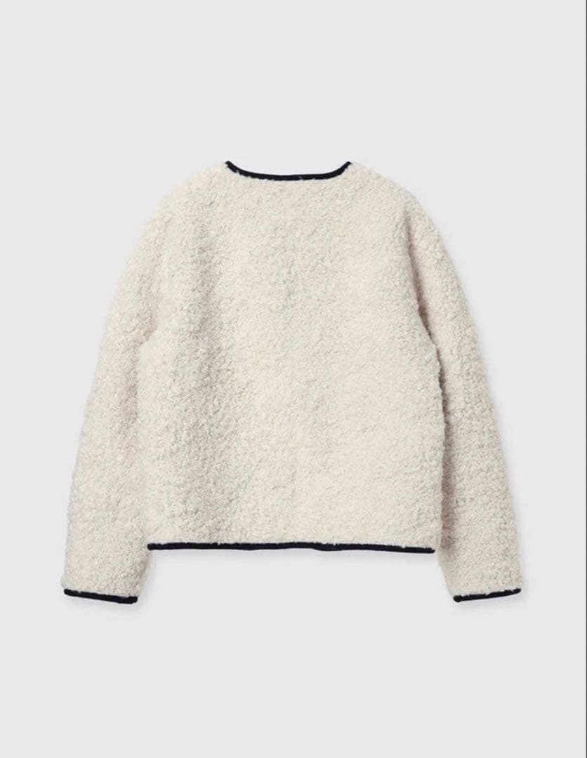 anuans ECOPELパイピングボアジャケット 2025AW サイズ2