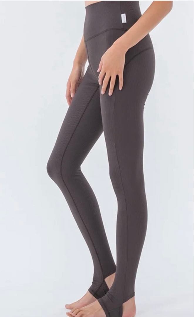ベーシックリブトレンカレギンス　LL