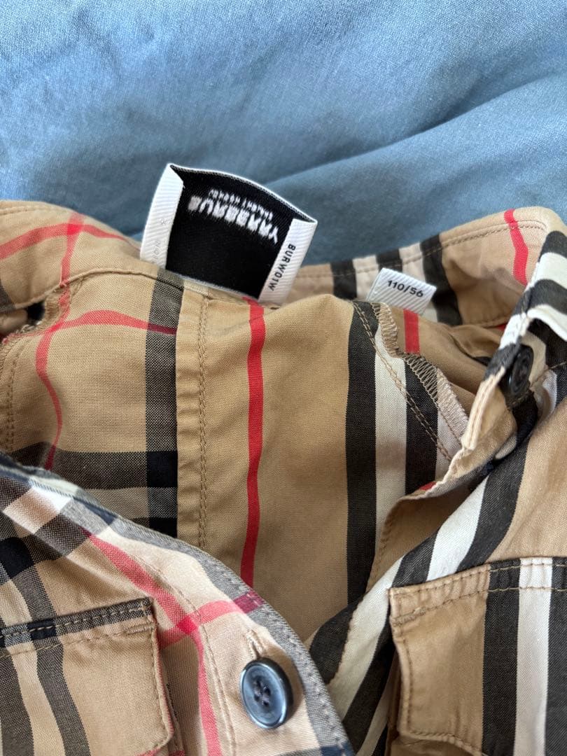 BURBERRY チェックチュニックワンピース 4歳