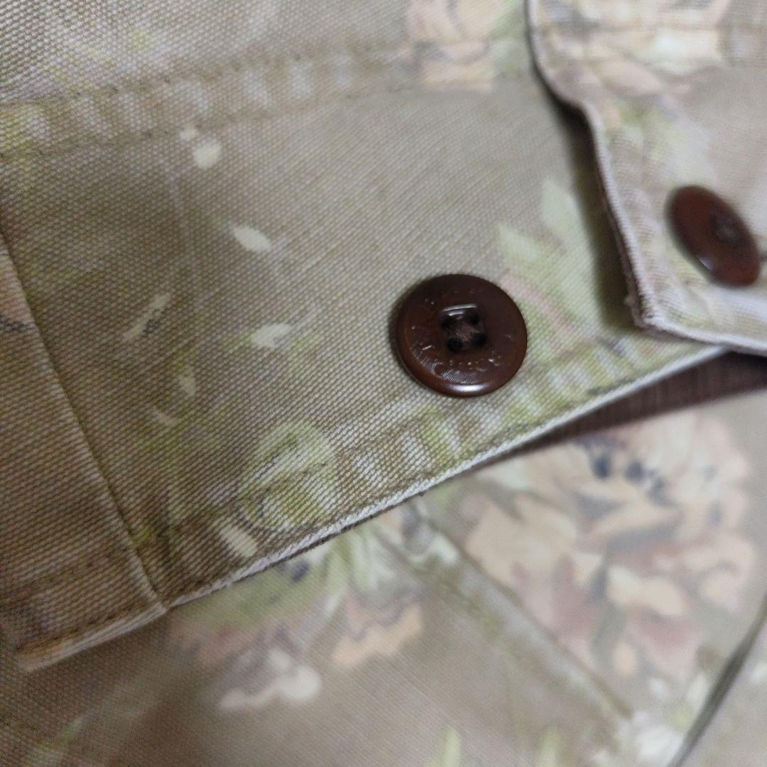 LL Bean 花柄　カバーオール バーンコート　ジャケット　レディース
