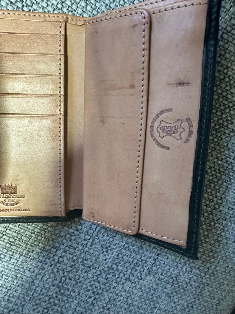ホワイトハウスコックス 3つ折り財布　ヴィンテージブライドルレザー