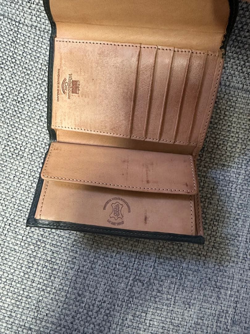 ホワイトハウスコックス 3つ折り財布　ヴィンテージブライドルレザー