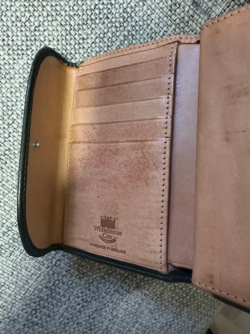 ホワイトハウスコックス 3つ折り財布　ヴィンテージブライドルレザー