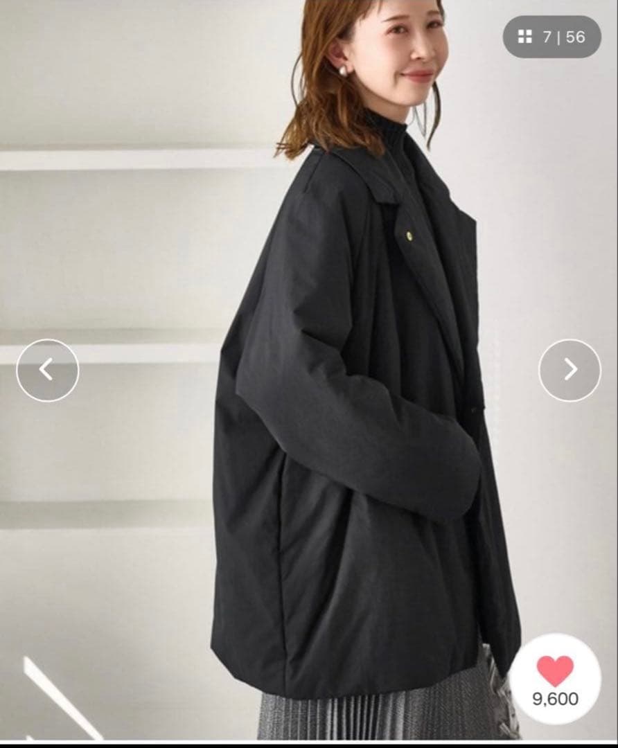 ROPE' PICNIC 2WAY中綿テーラードコート スミクロ