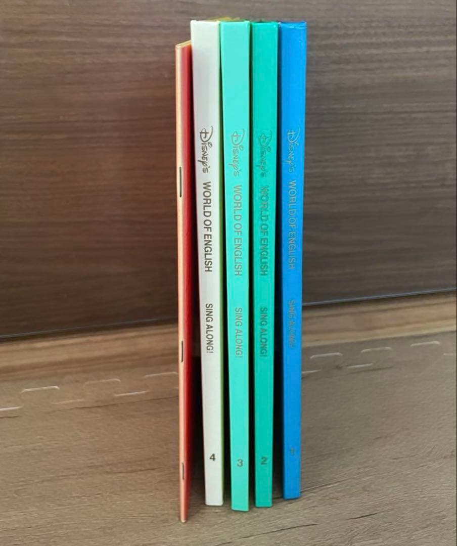 DWE ディズニー シングアロングDVD4枚＋ブック