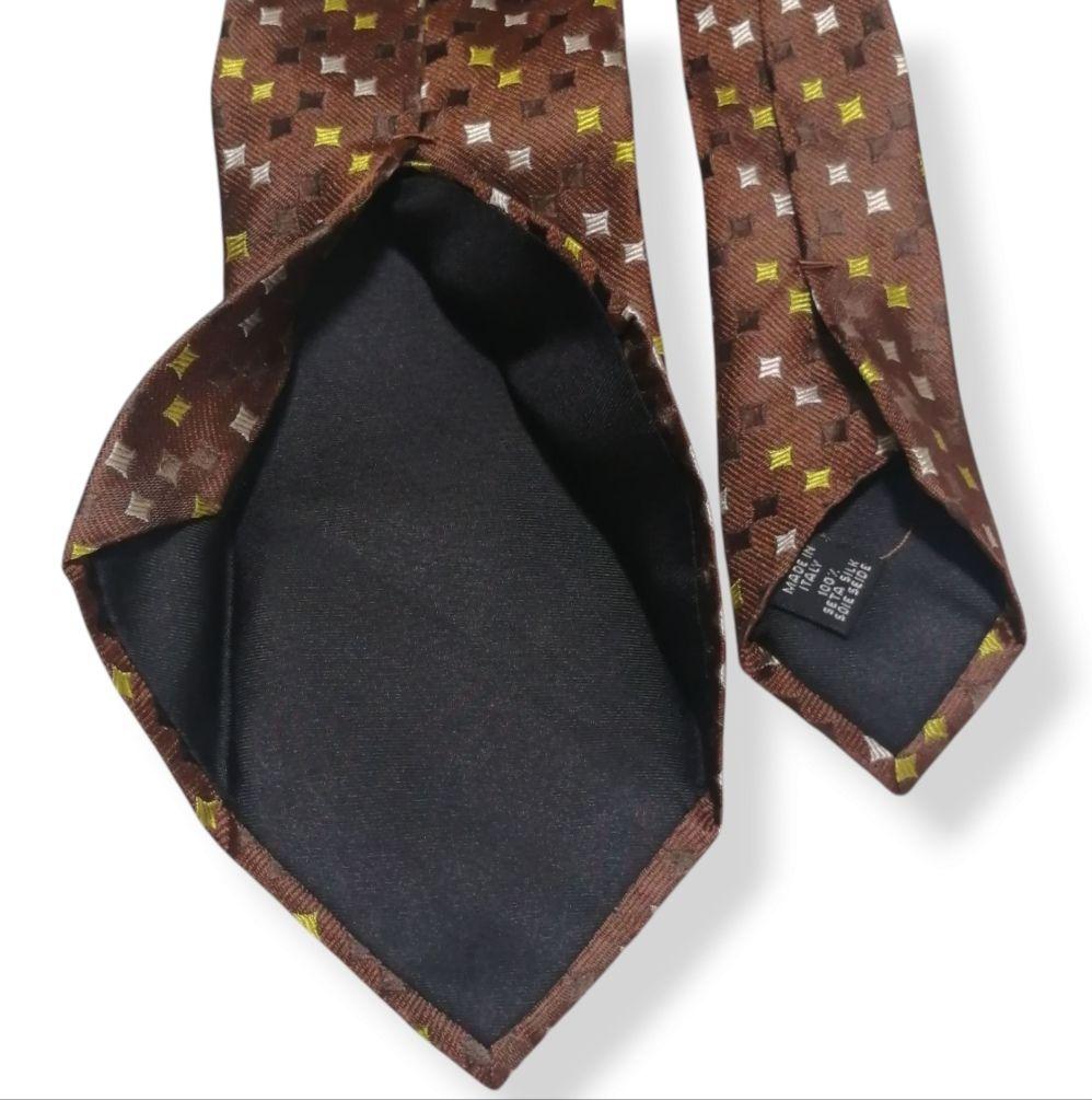 【希少】Kaga Kenji ネクタイ 新品 セブンフォールド社製 ブラウン