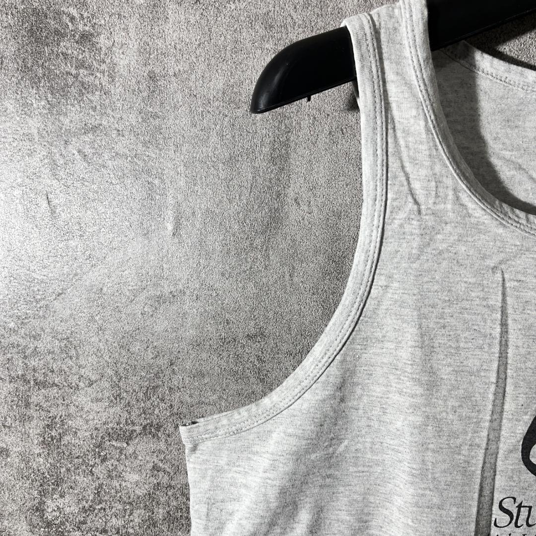 [大人気]　ステューシー　タンクトップ　90s　紺タグ　アップルサンプリング