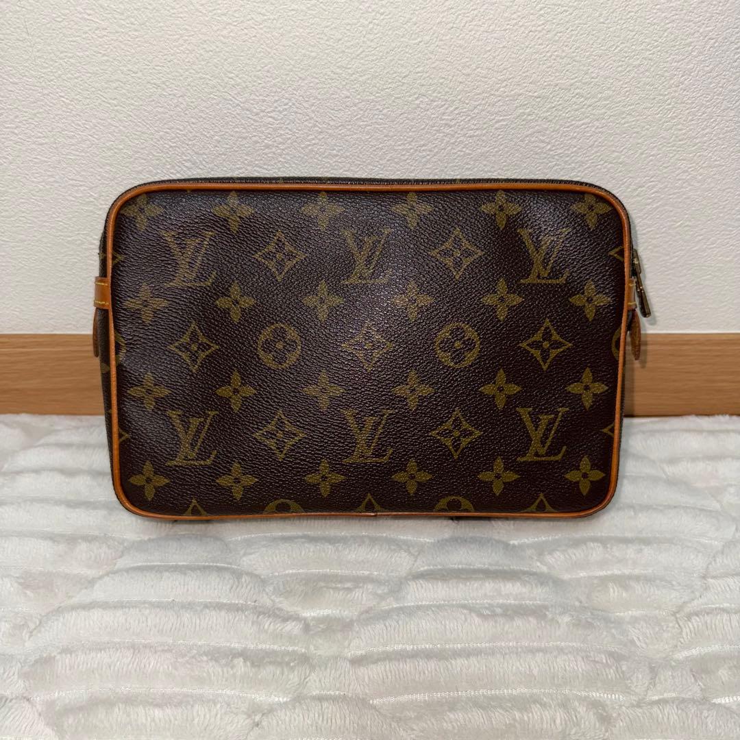 【良品】ルイヴィトン louis vuittonモノグラム クラッチバッグ