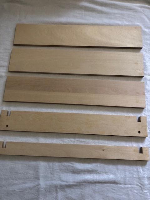 最終お値下げ【美品】三童子三段飾り（特製・山里）　小黒三郎　組み木の五月人形