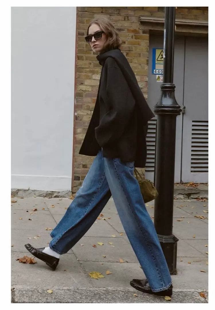 ZARA ウール ショートスカーフコート　M