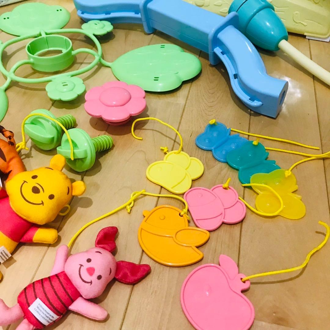 ディズニー　えらべる回転6wayジムにへんしんメリー くまのプーさん