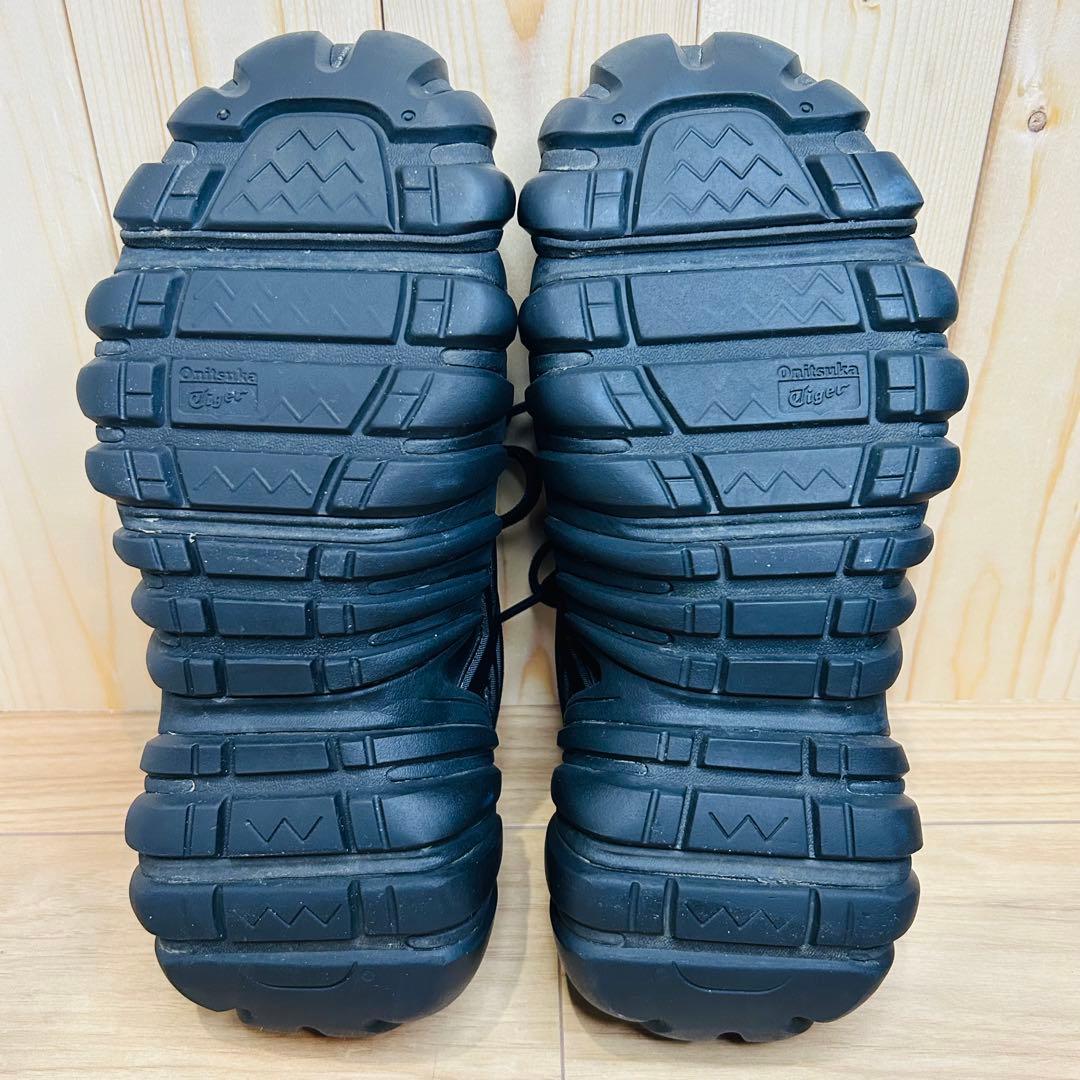 【美品】オニツカタイガー DENTIGRE LS オールブラック 24cm