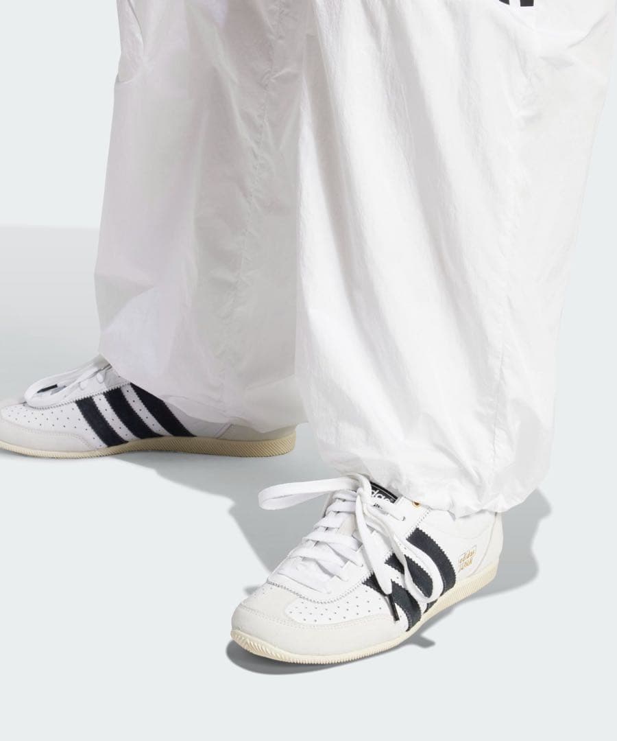 adidas アディダス チームガイスト オーバーサイズ トラックパンツ 白