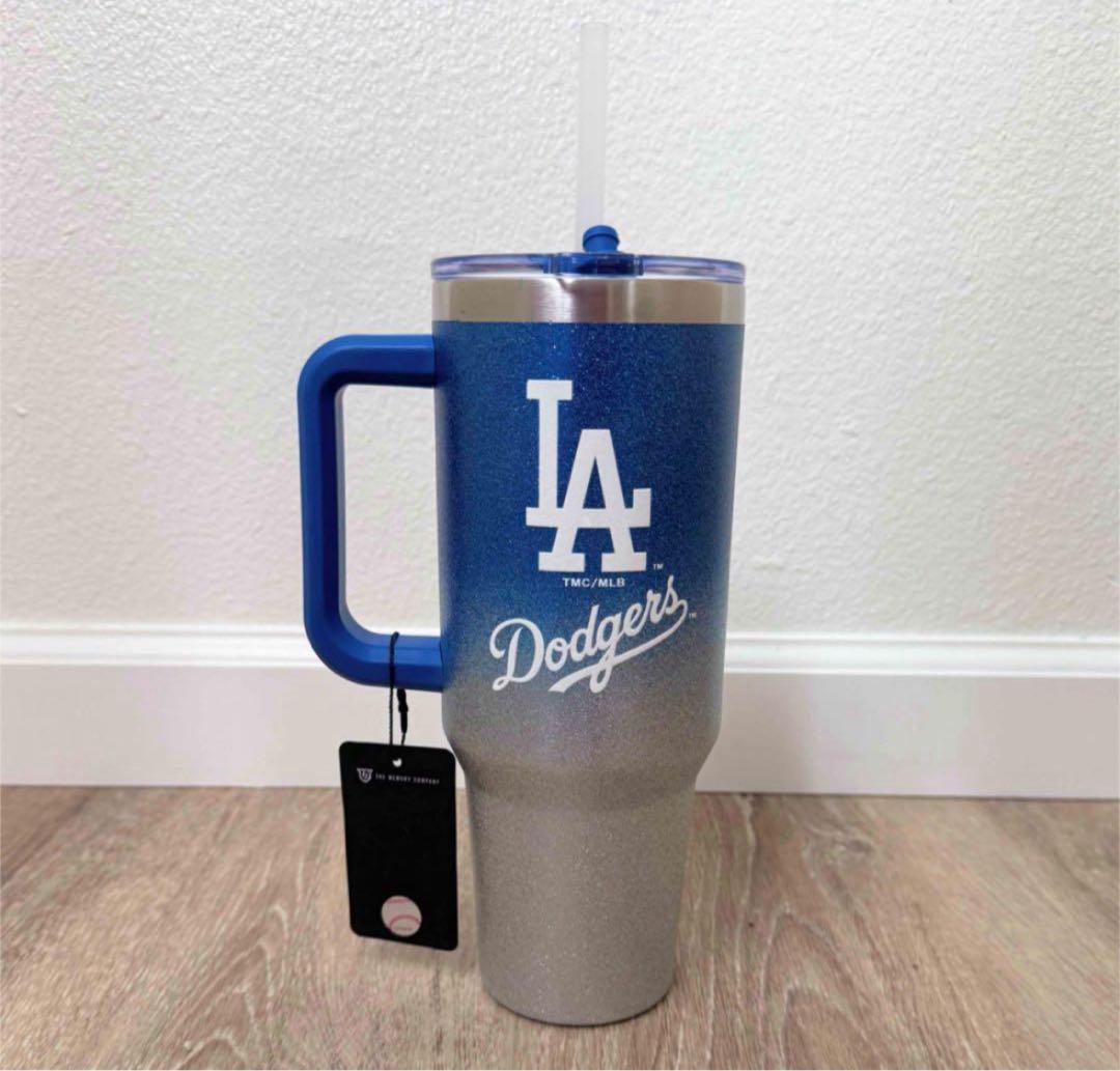 ロサンゼルス　ドジャース　タンブラー　ストロー　グラデーション　米国購入　新品