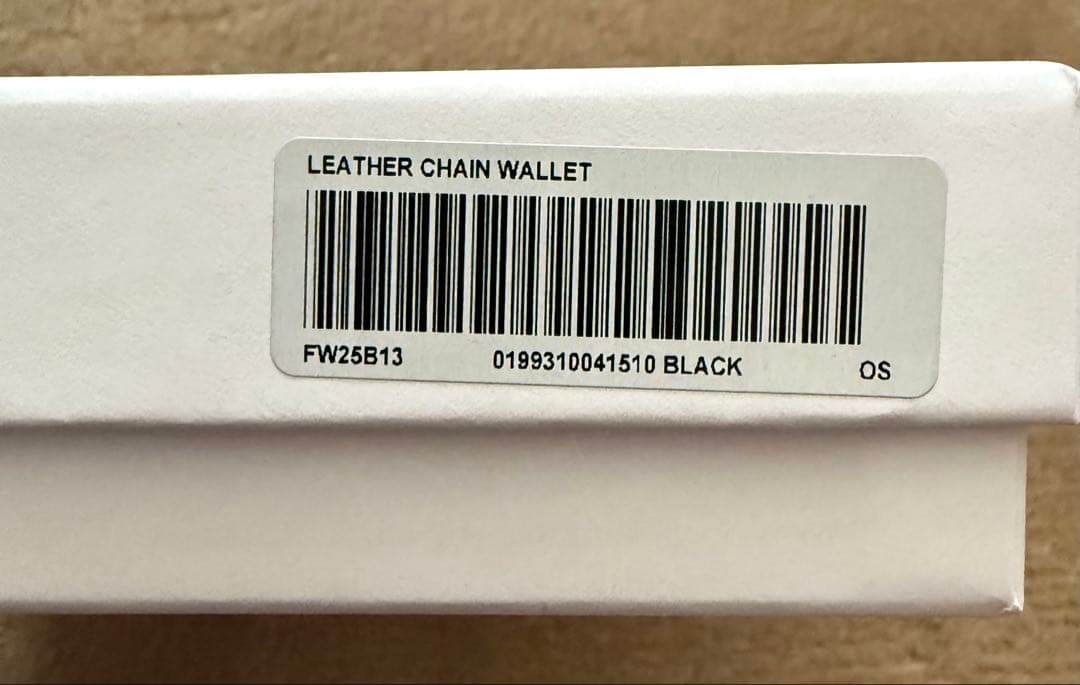 T*0様 Supreme Leather Chain Wallet 25FW B