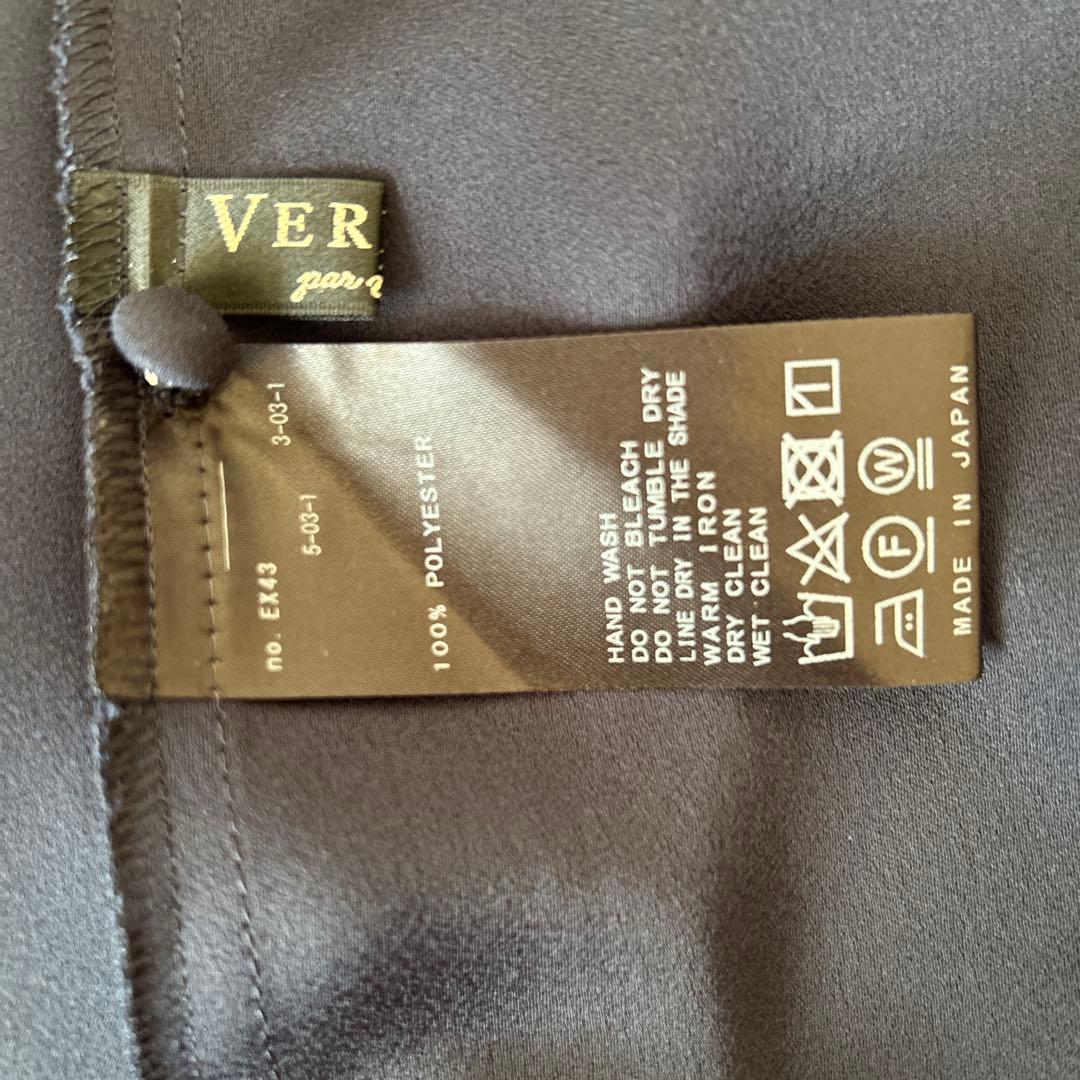 【極美品】　VERMEIL par iena前後2WAYワンピース 濃紺☆