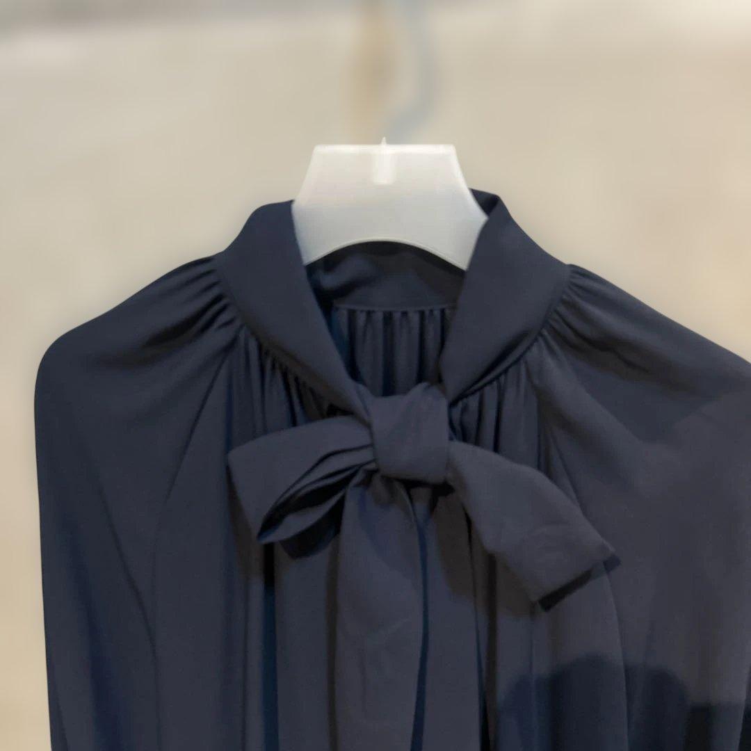 【極美品】　VERMEIL par iena前後2WAYワンピース 濃紺☆