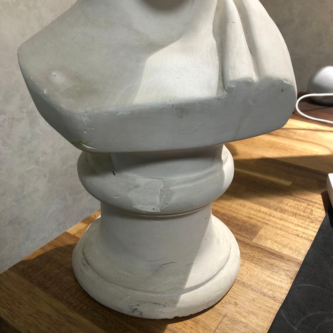 石膏像 ギリシャの少女胸像 デッサン オブジェ レンダリング資料