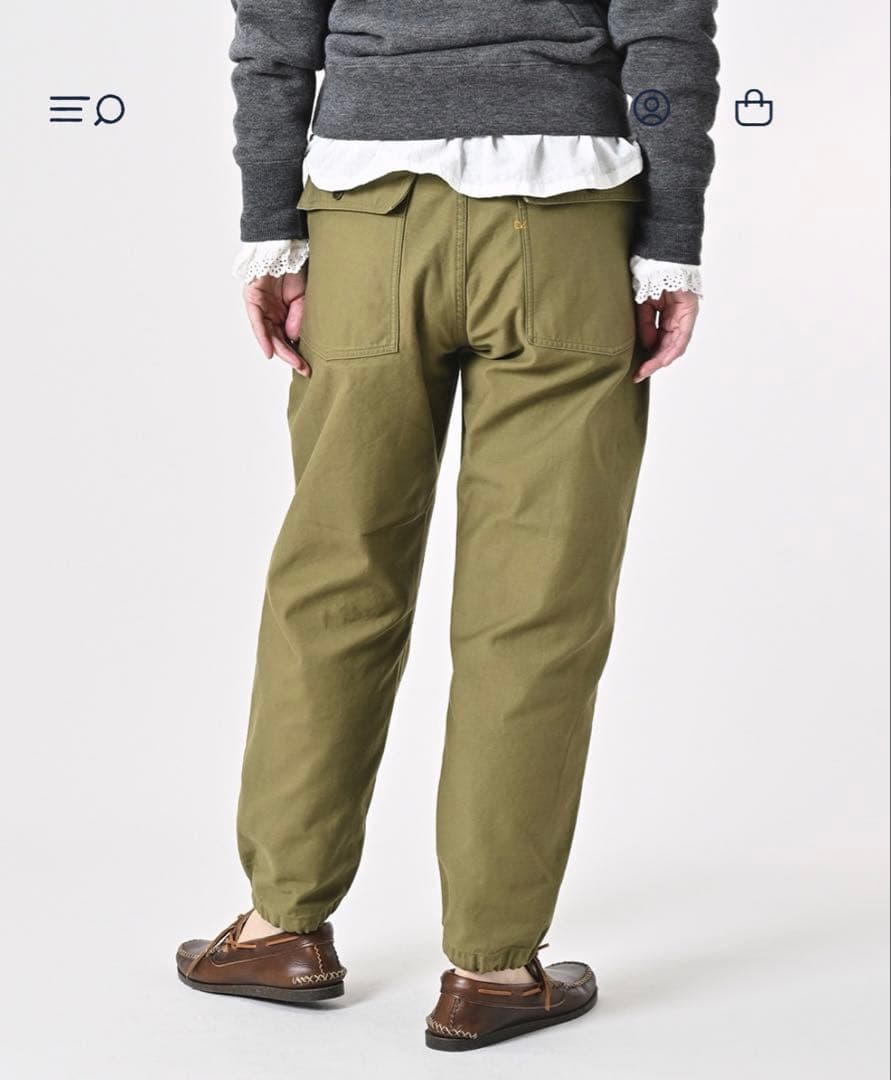 お値下げ　45R バックサテンの908ベイカーパンツ　サイズ2