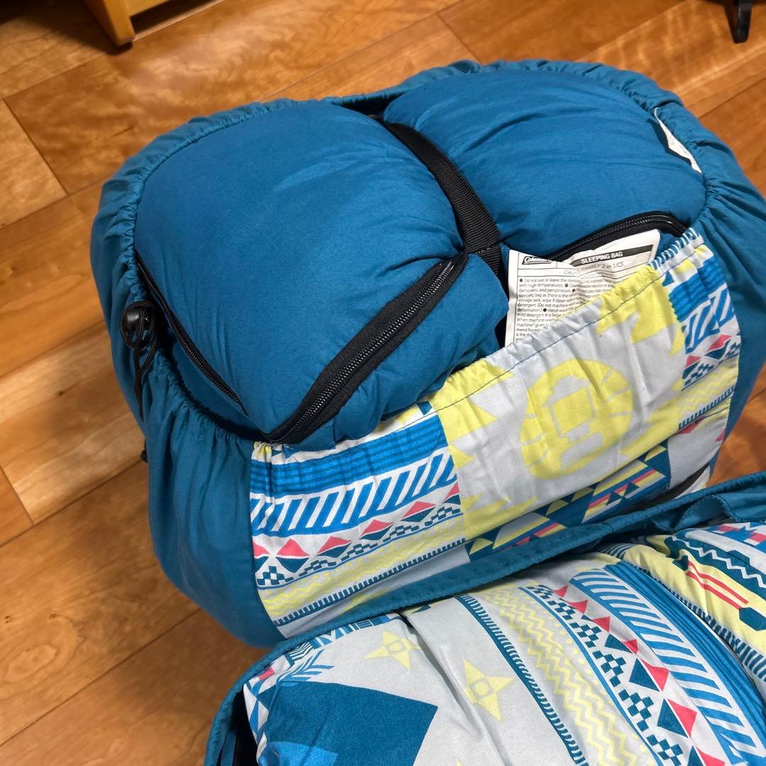 Coleman コールマン 寝袋　ファミリー　ダブル　2in1 2セット