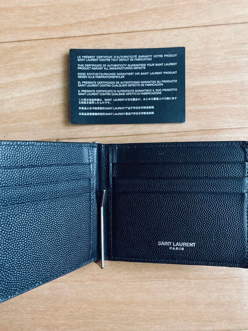 SAINT LAURENT PARIS サンローランパリ 札入れ 折財布