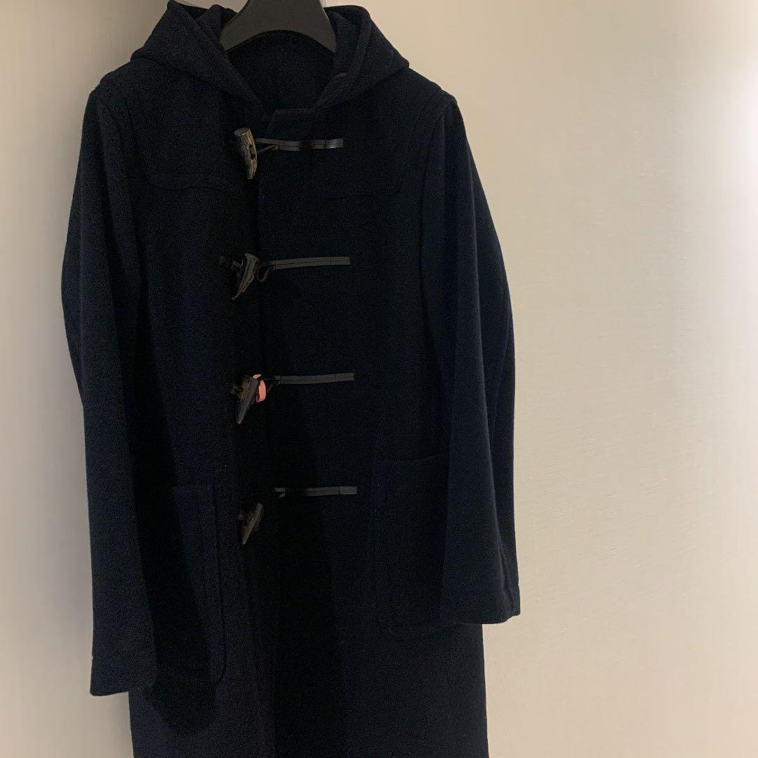 UNITED ARROWS 黒 ダッフルコート フード付き