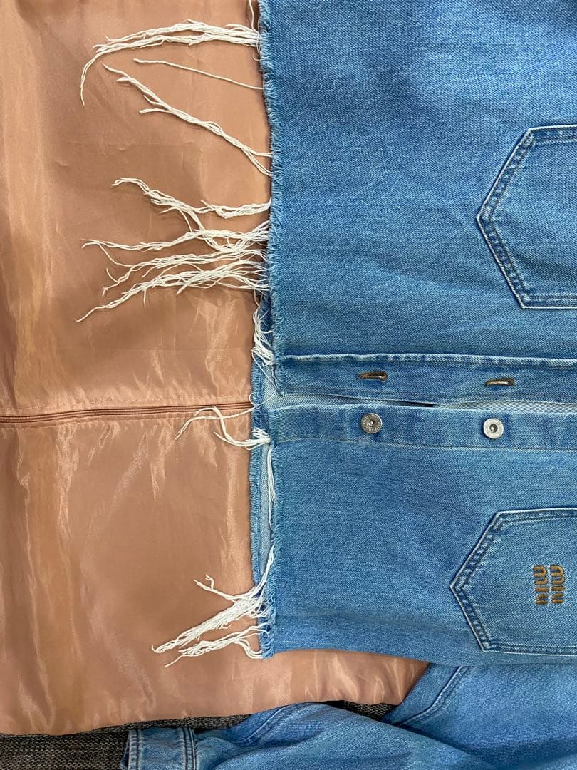 ミュウミュウのデニムジャケット