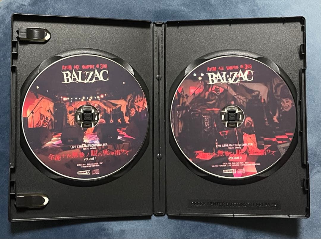 BALZAC ライブCD ２枚組 限定トールケース仕様！