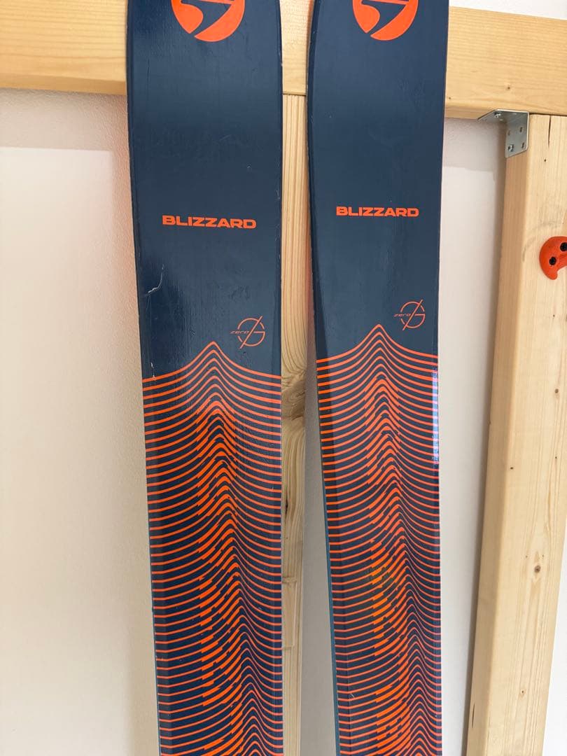 バックカントリースキー板　ビンディングとシールセット