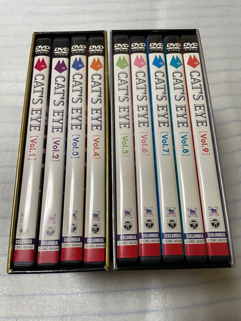 キャッツ・アイ DVD 全9巻セット