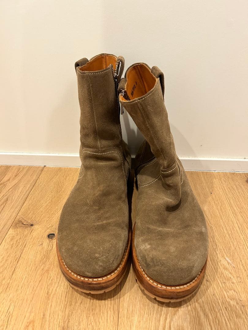 と*ん様 nonnative 24aw WORKER ZIP UP BOOTS
