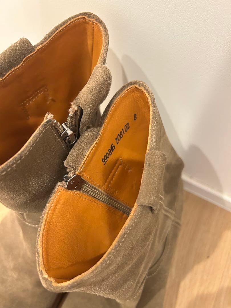 と*ん様 nonnative 24aw WORKER ZIP UP BOOTS