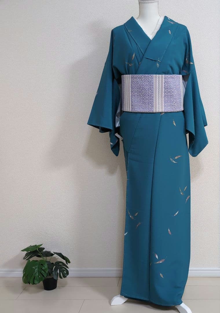 MENSママさま専用【三花】未使用品　さんび　東レシルック　洗える袷　着物