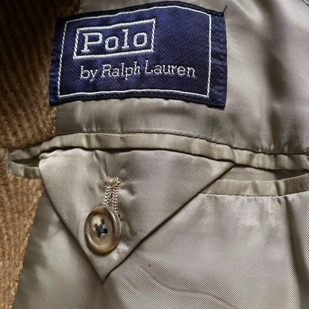 美品Polo by Ralph Lauren メンズ ウールコート ヘリンボーン
