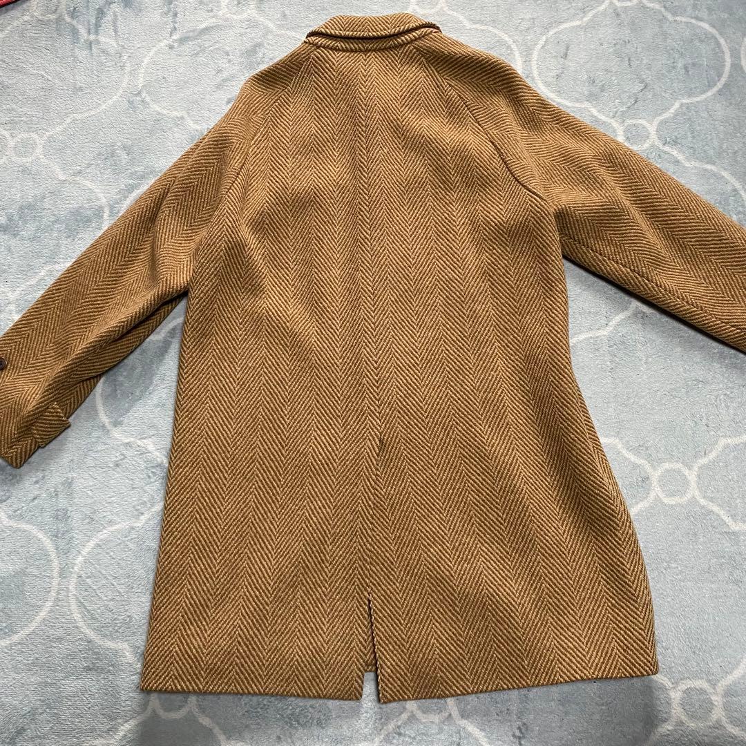 美品Polo by Ralph Lauren メンズ ウールコート ヘリンボーン