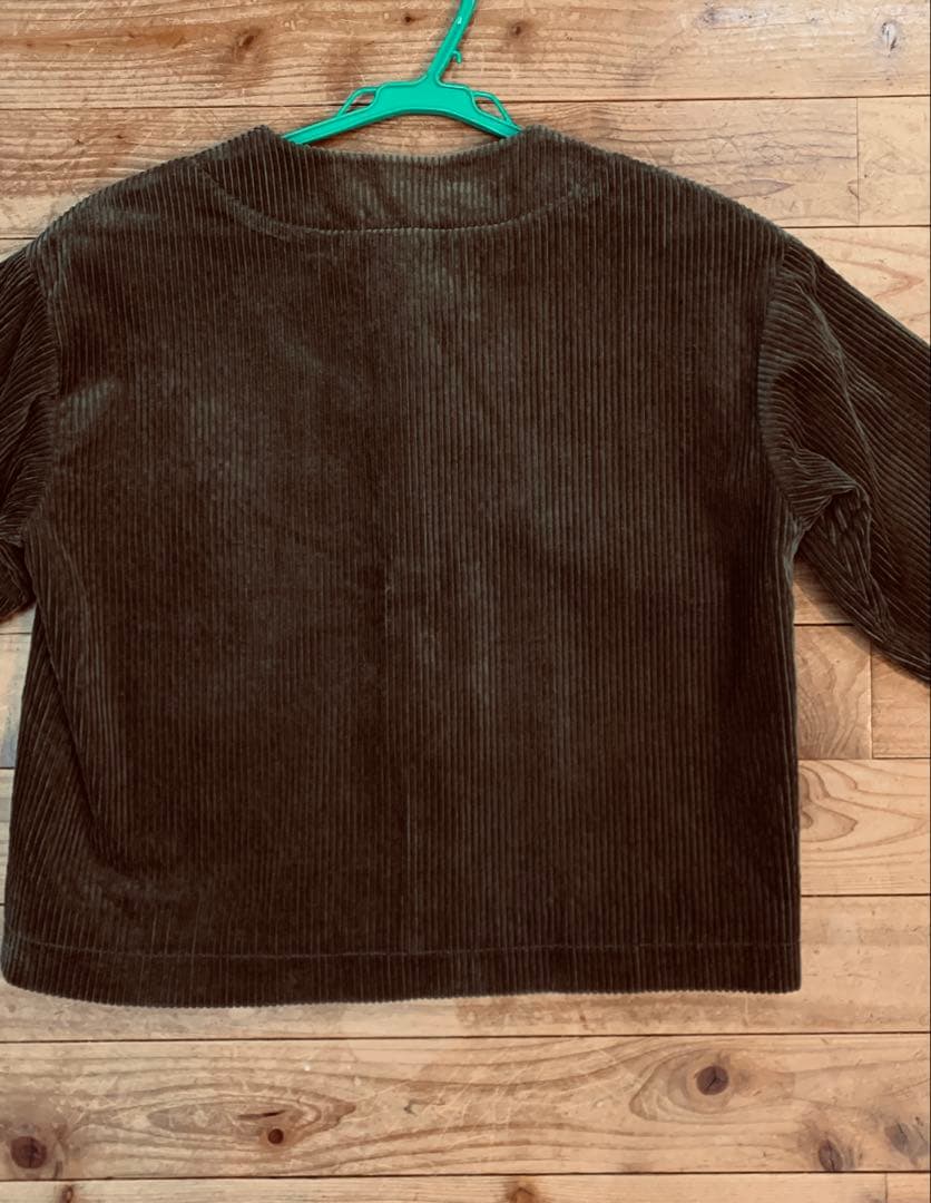 ニコルソン＆ニコルソン＊コーデュロイノーカラージャケット36日本製