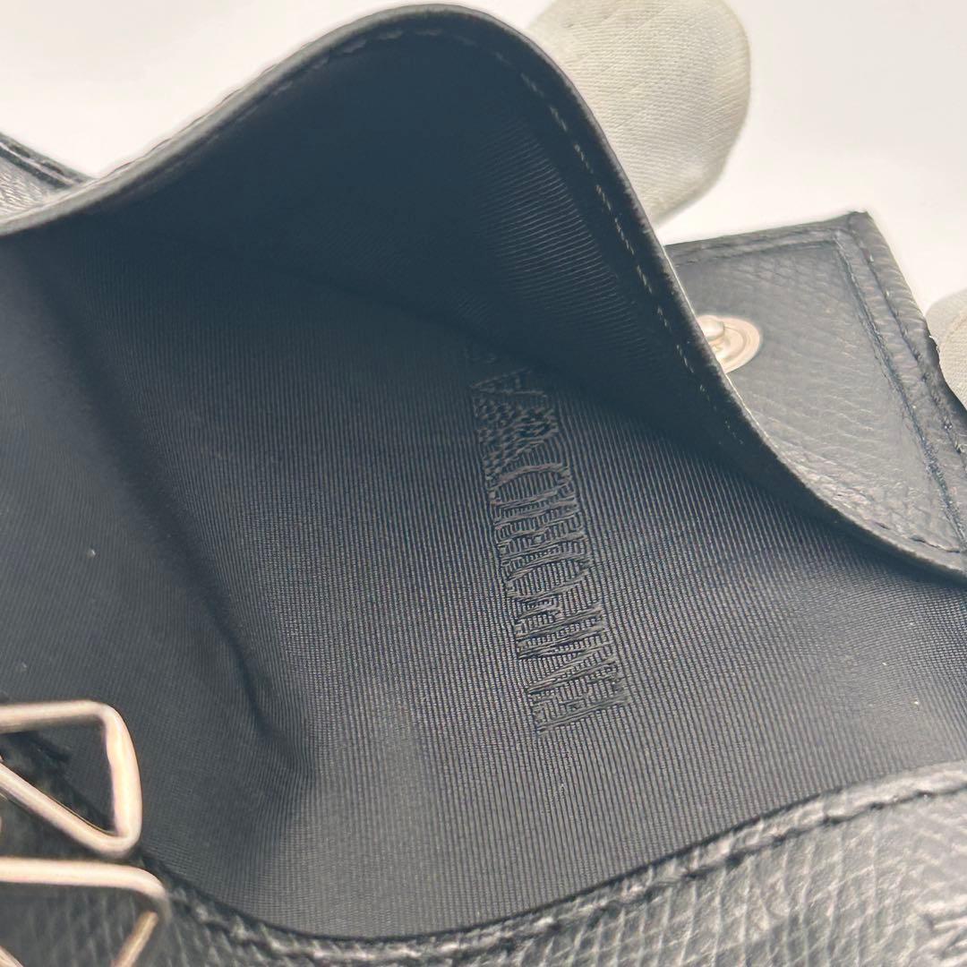 美品✨ EMPORIO ARMANI アルマーニ 6連 キーケース ブラック