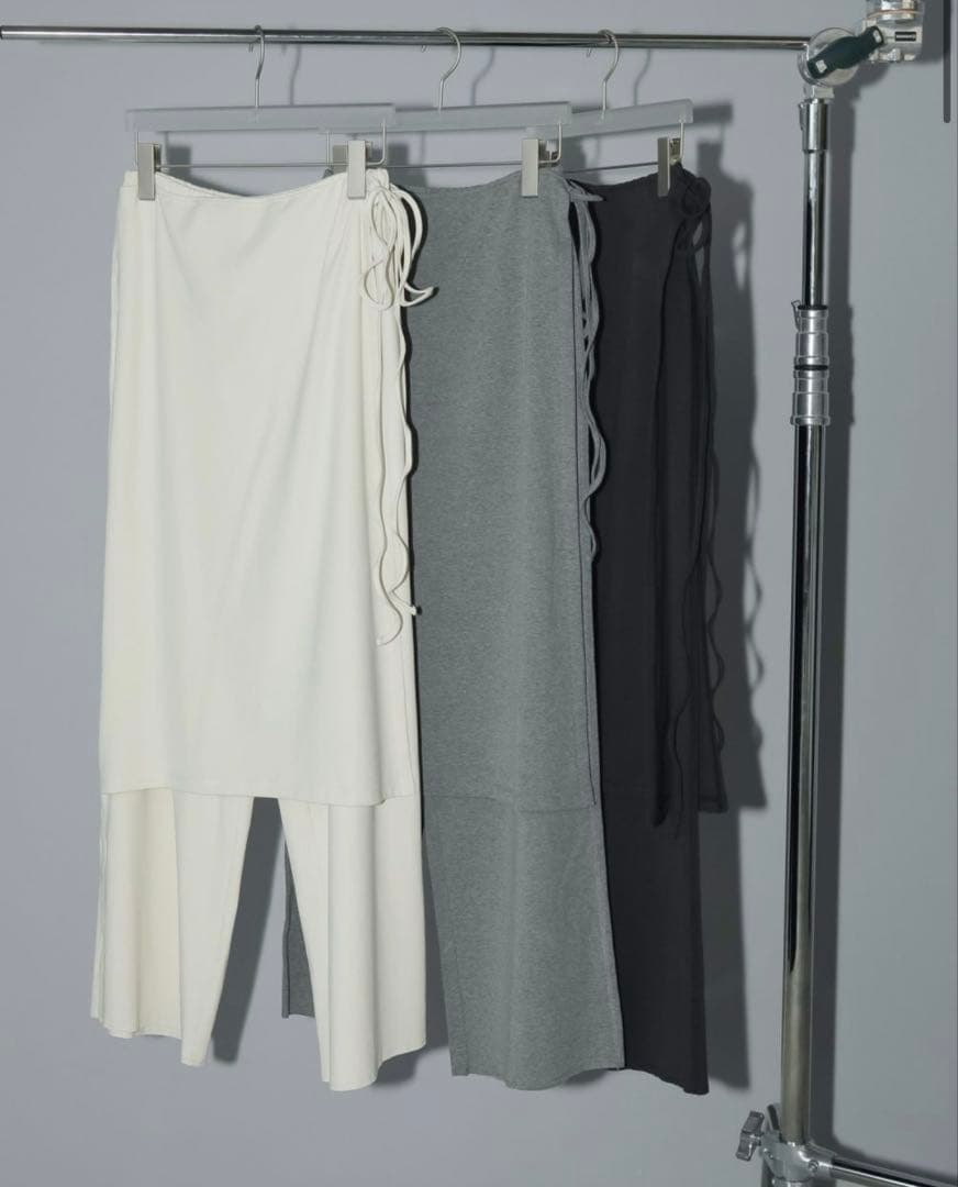 アンヌーク　anuke Layered Cut Pants ブラック38サイズ