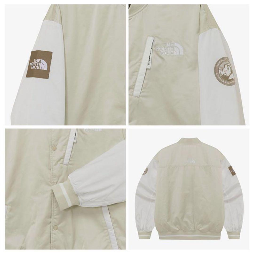 ノースフェイス　ロゴ刺繍 ワッペン スタジャン プレイヤーヴァーシティジャケット