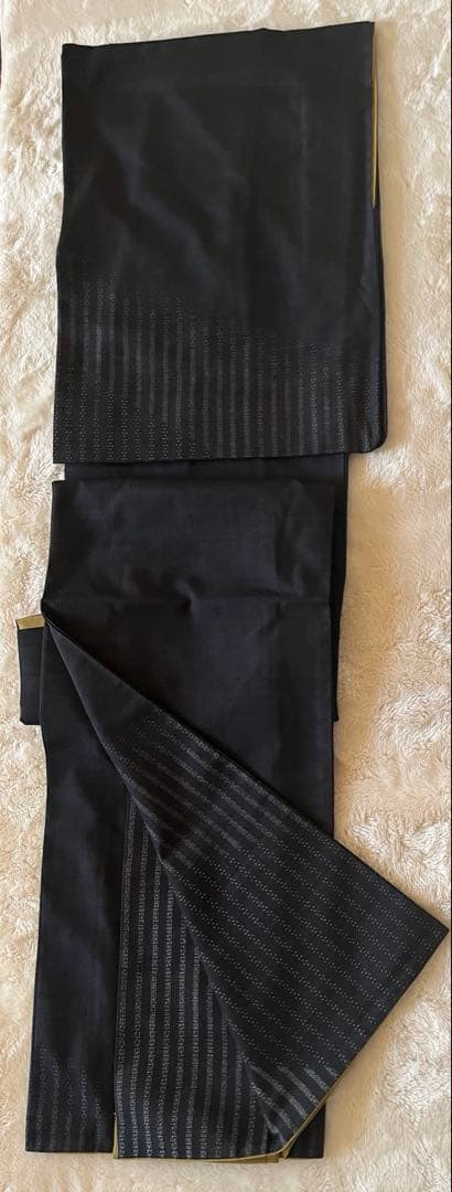 逸品　結城　草木染め奥里紬　訪問着