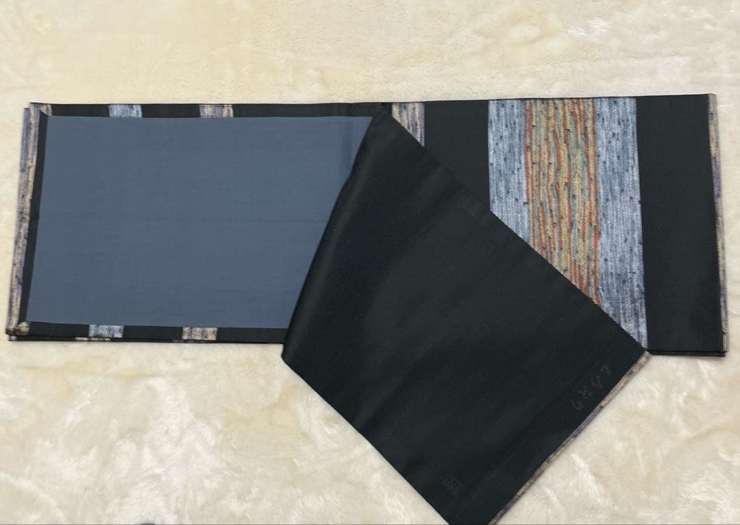 逸品　結城　草木染め奥里紬　訪問着