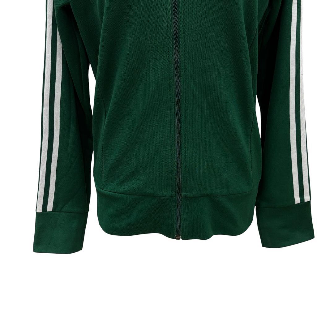 adidas アディダス トラックジャケット緑 長袖 ジャージ M