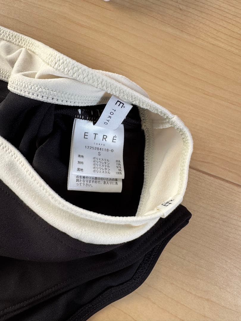 etretokyo トリコットバイカラースイムウェア 水着